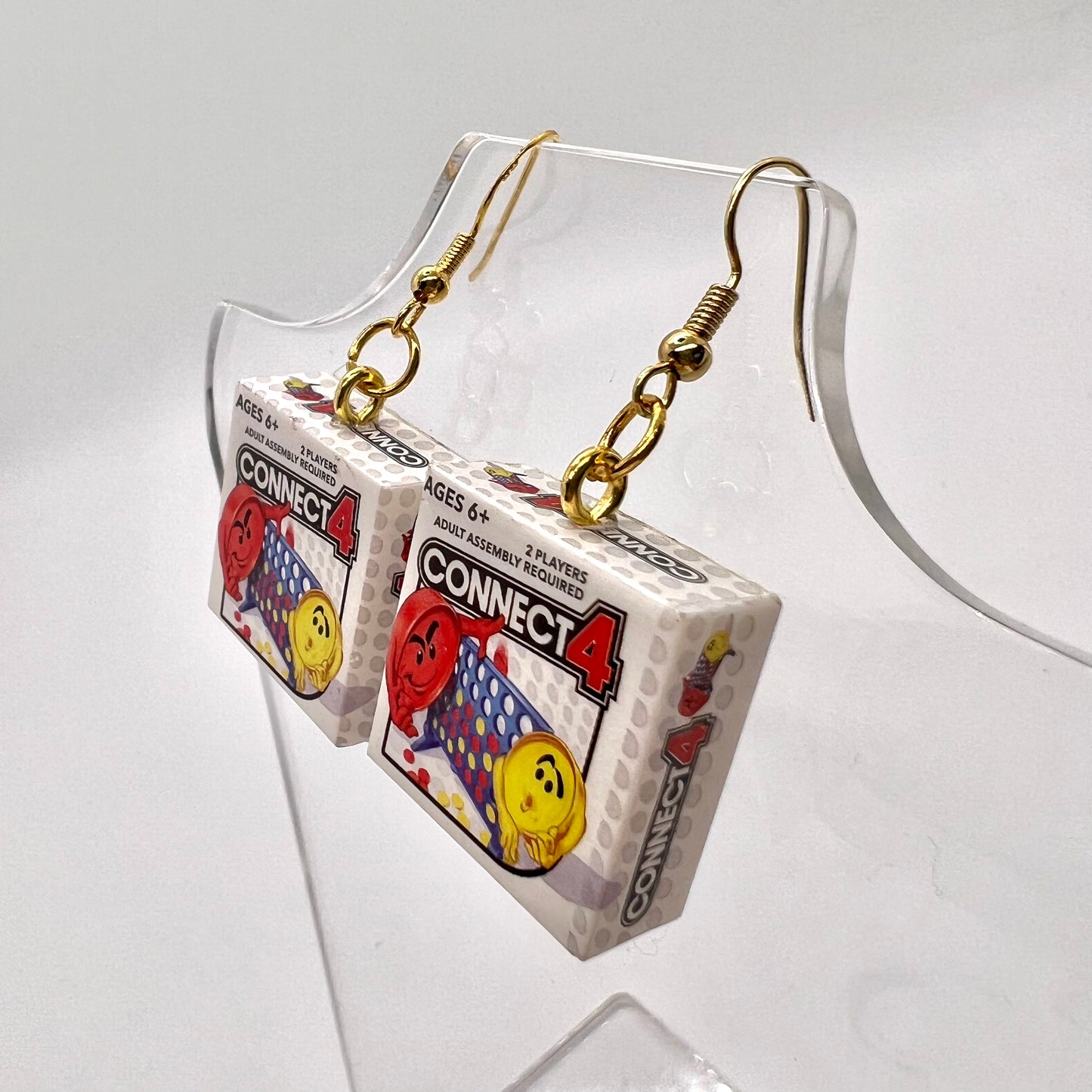 Connect Four Earrings
