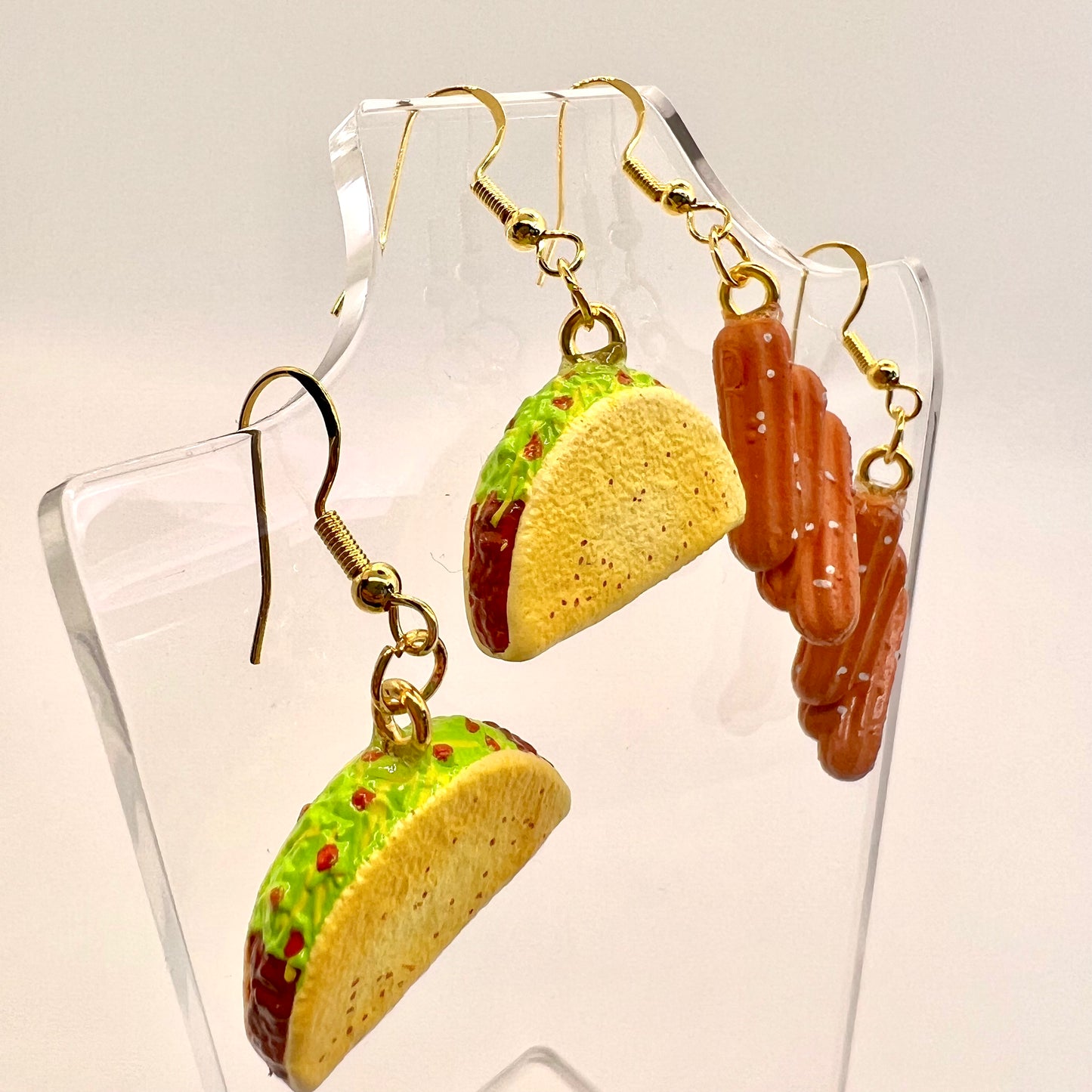 Taco & Churro Earrings