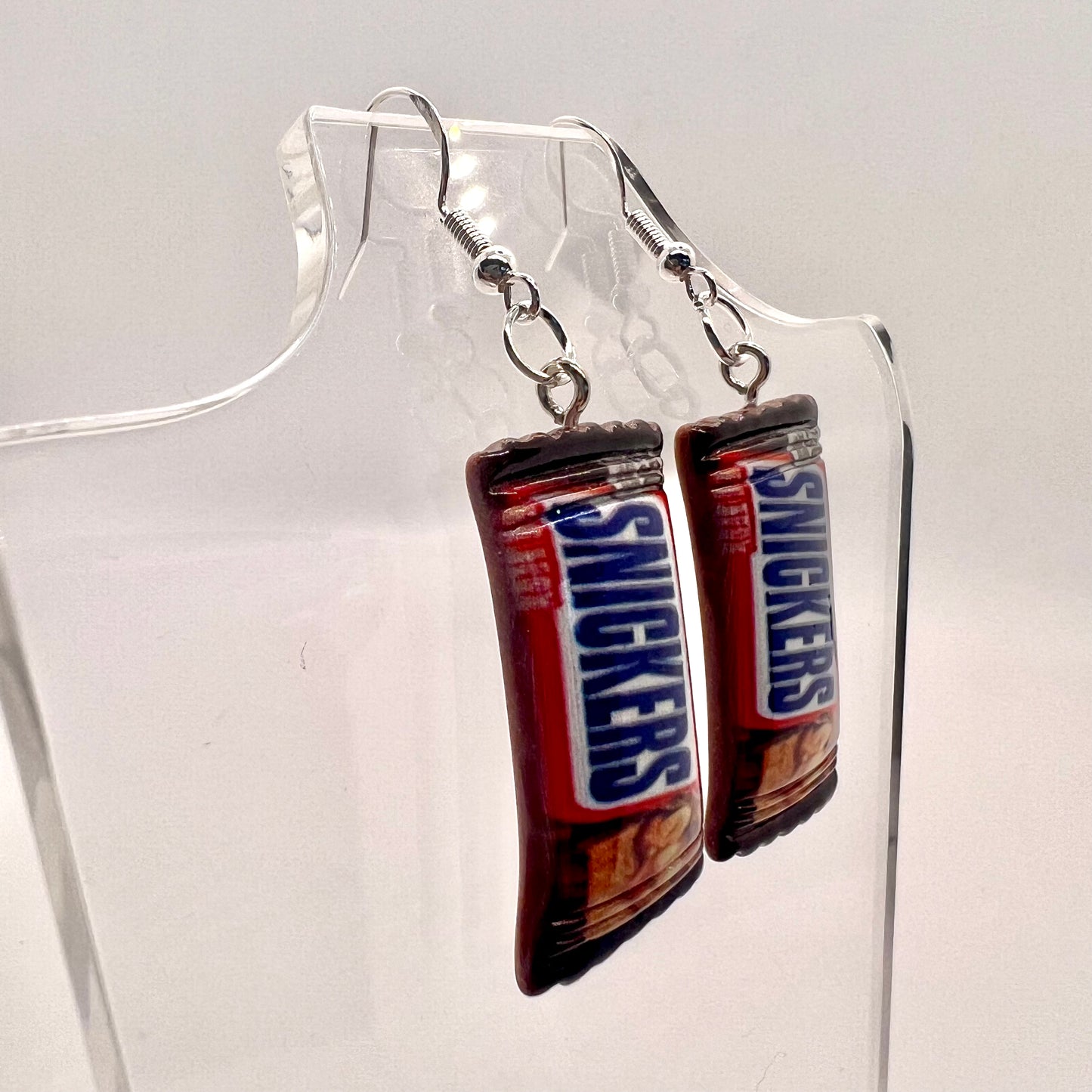 Snickers Candy Bar Earrings