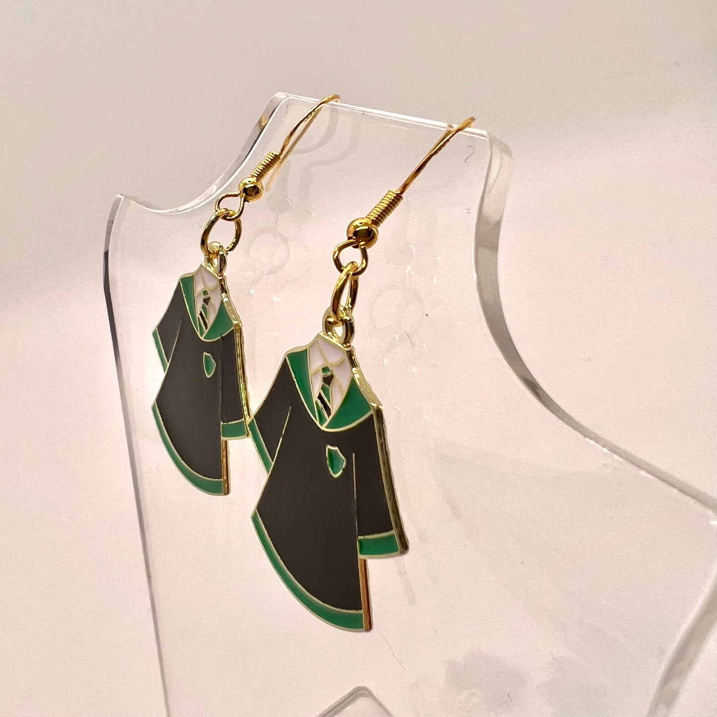 Slytherin Wizard Robe Earrings