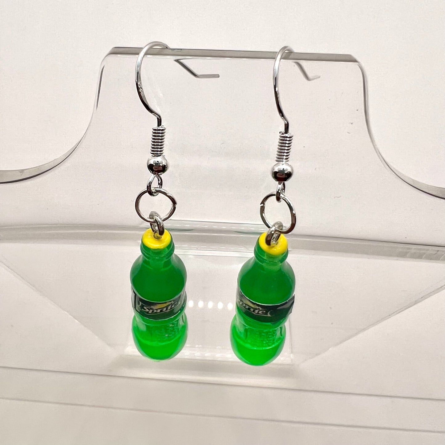 Sprite Bottle Earrings