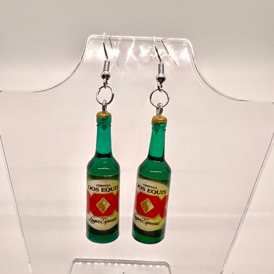 XX Dos Equis Bottle Earrings