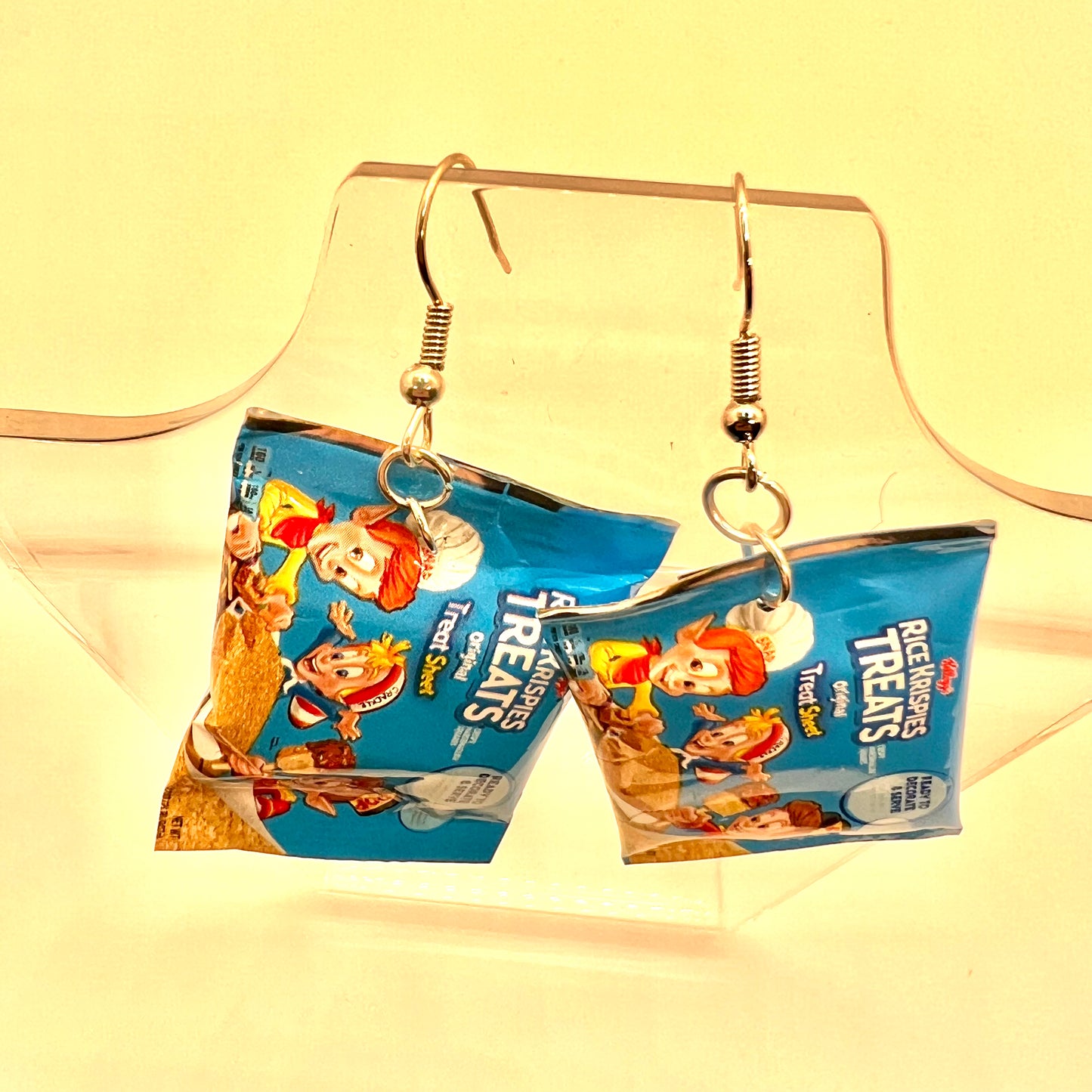Rice Crispy Treat Earrings