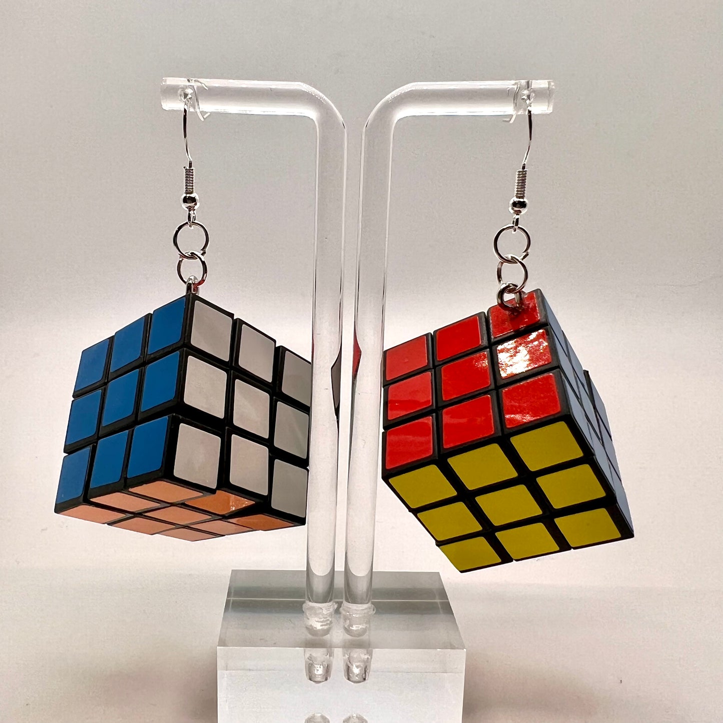 Rubiks Cube Earrings