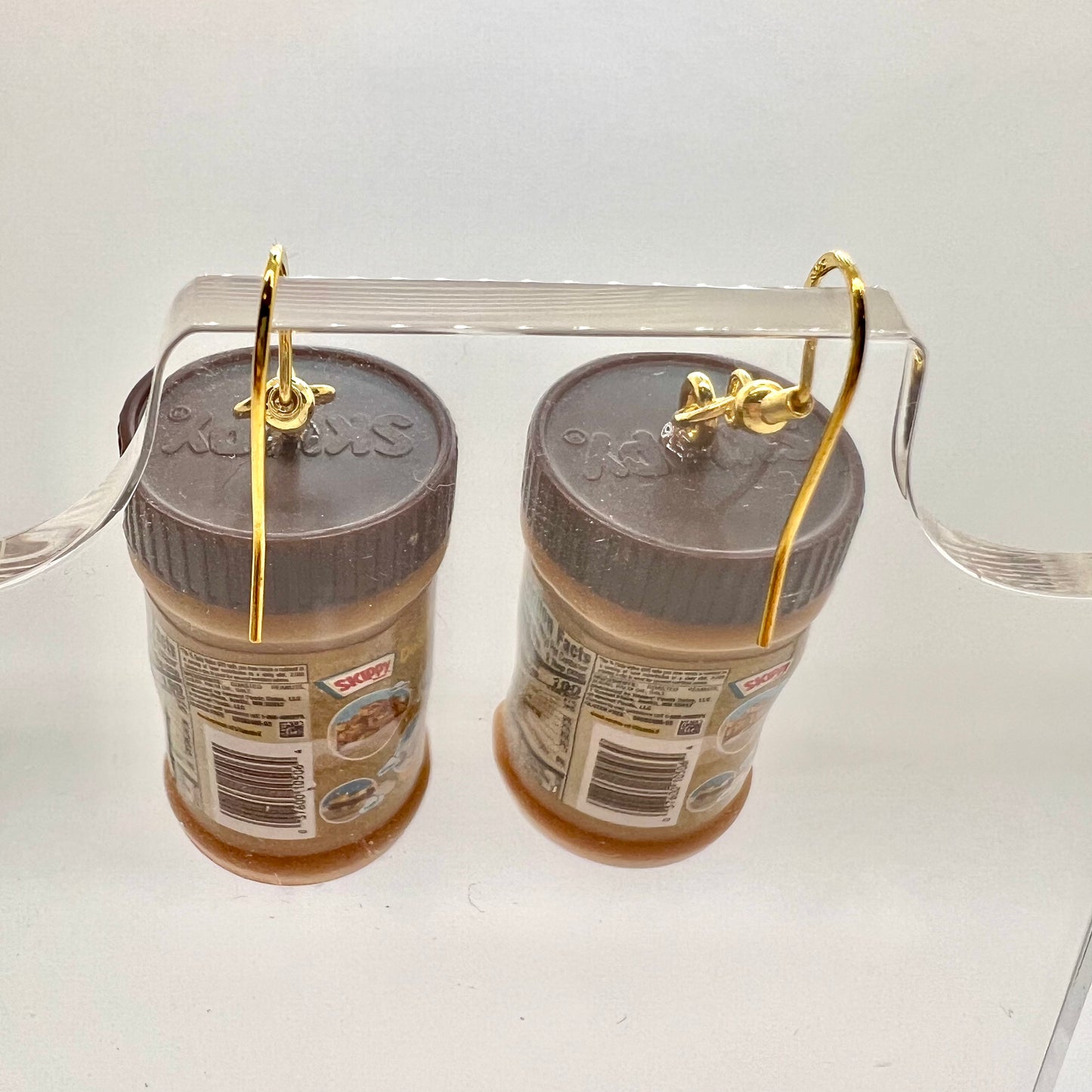 Skippy Peanut Butter Earrings