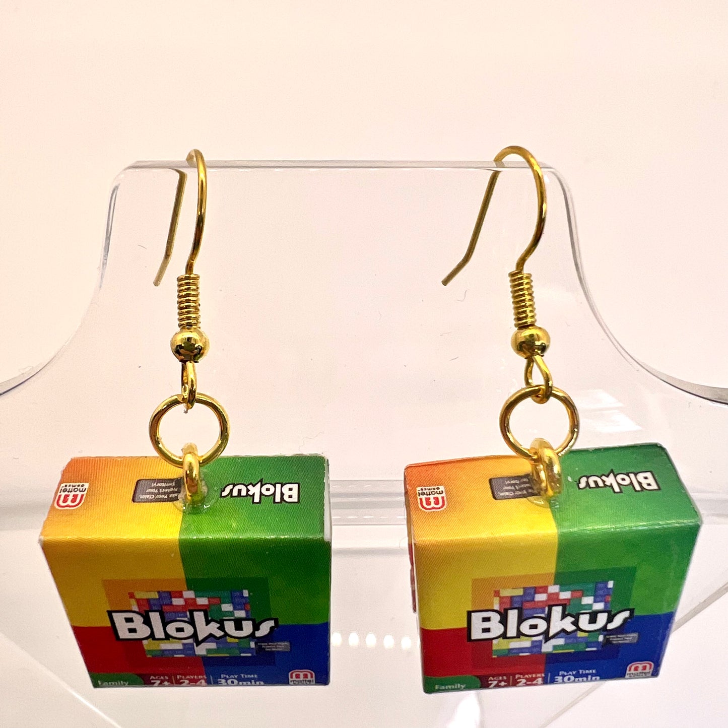 Blokus Games Earrings