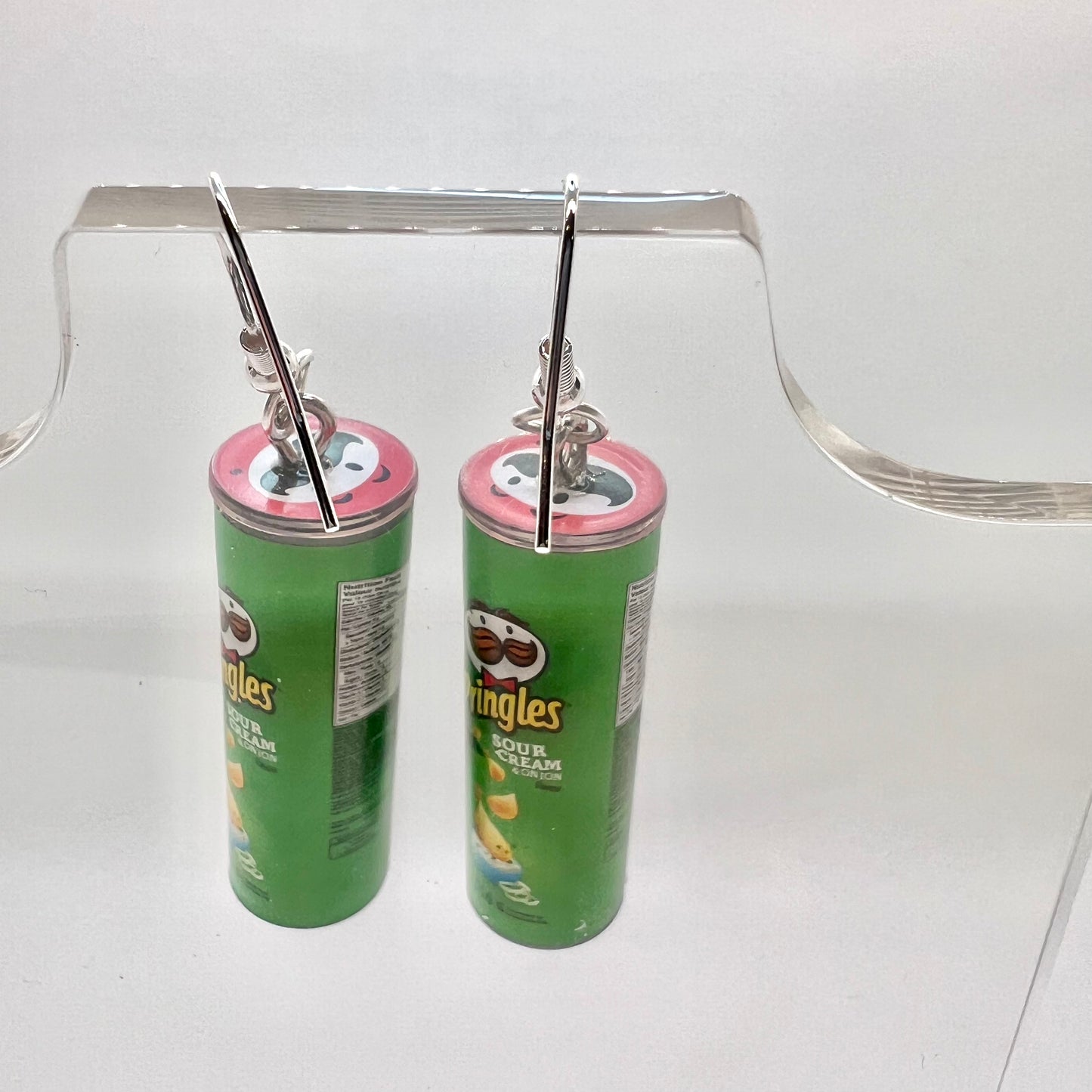 Pringles Can Earrings