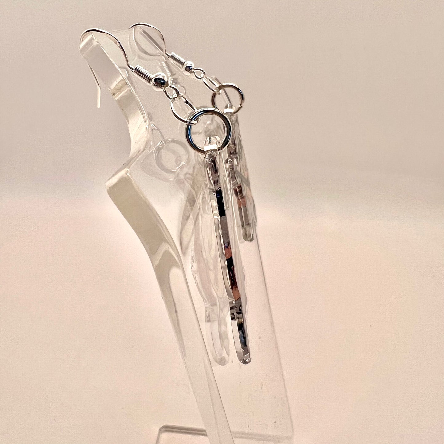 Raccoon Guitar Earrings