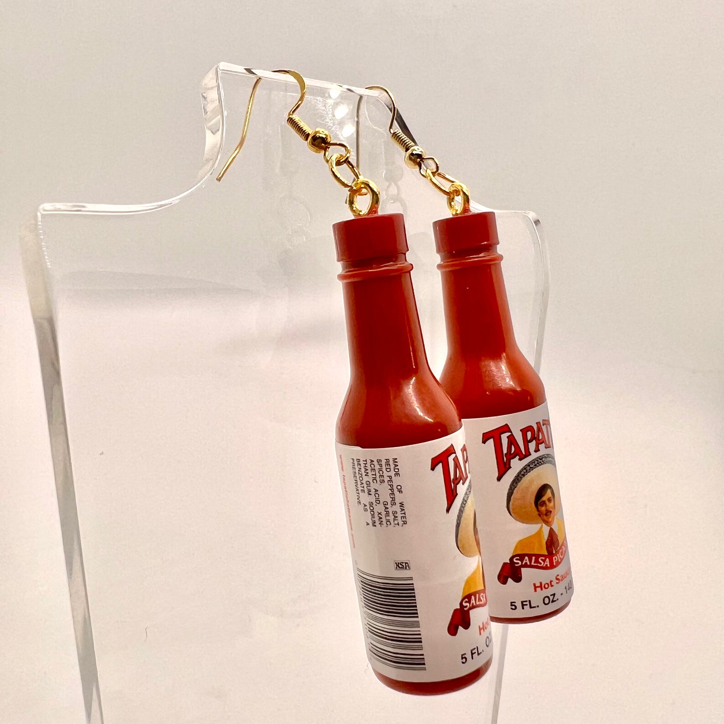 Tapatio Hot Sauce Earrings