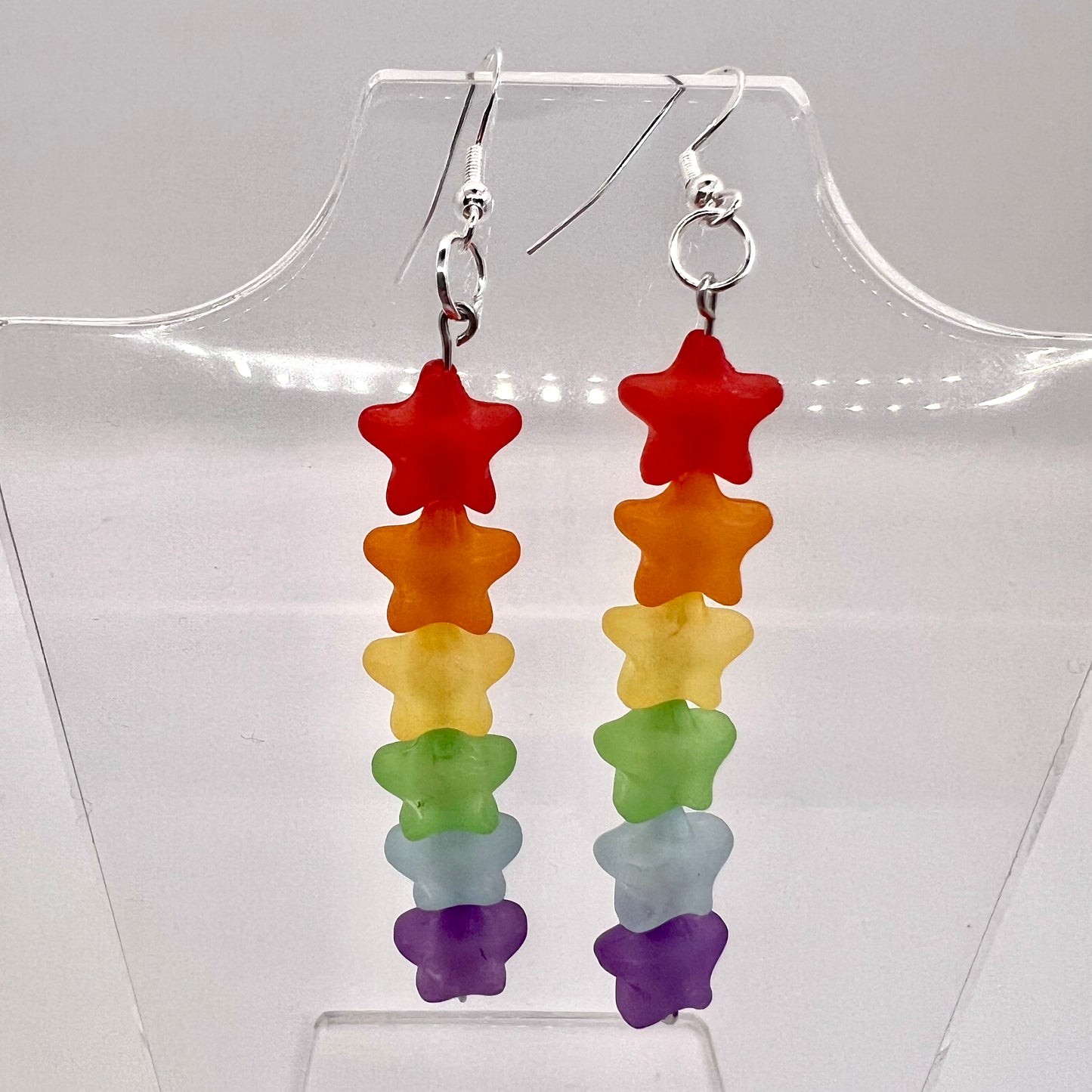 Rainbow Star Earrings