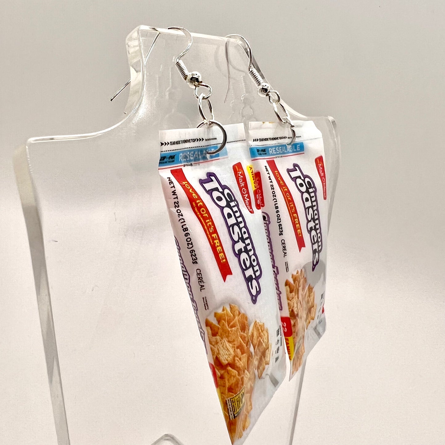 Cinnamon Toaster Cereal Earrings
