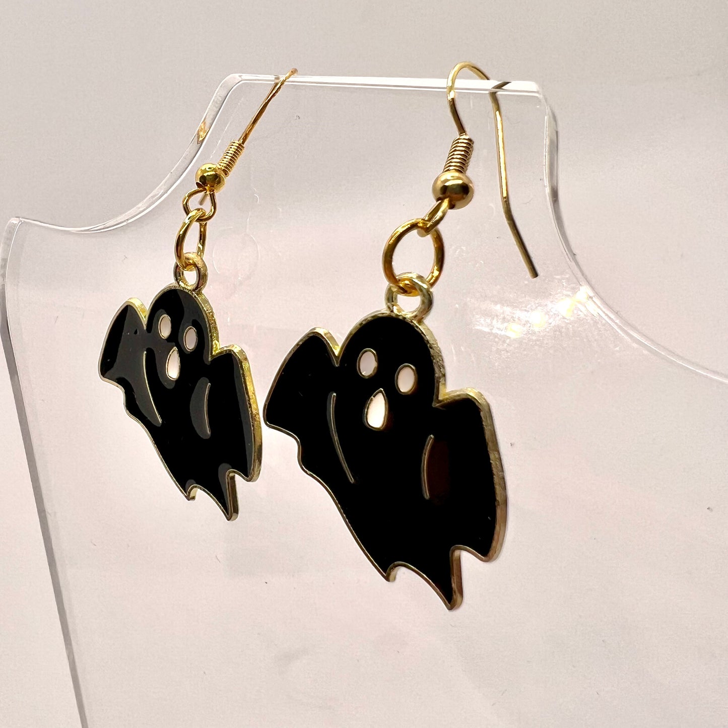 Black Bat Earrings
