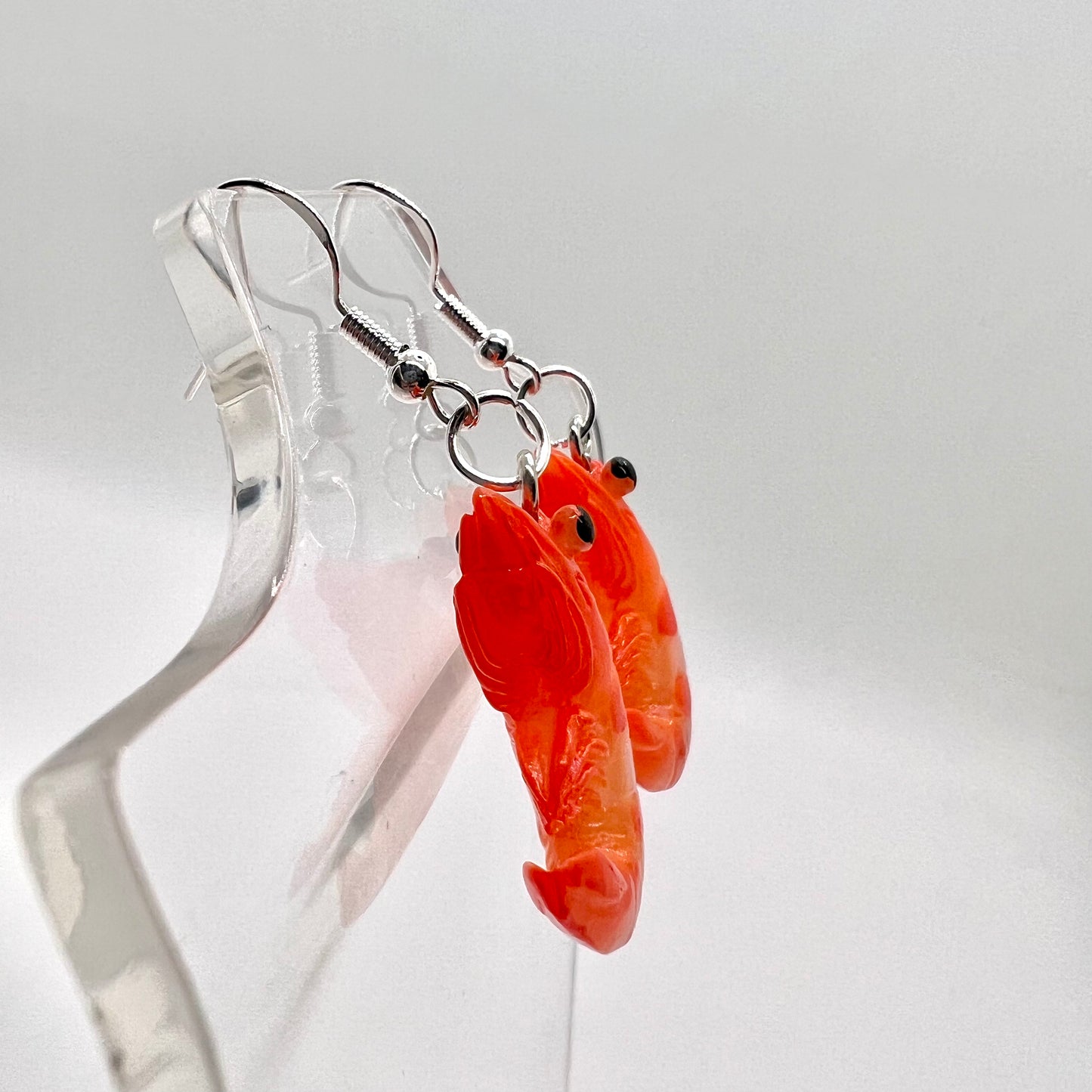 Small Shrimp Earrings