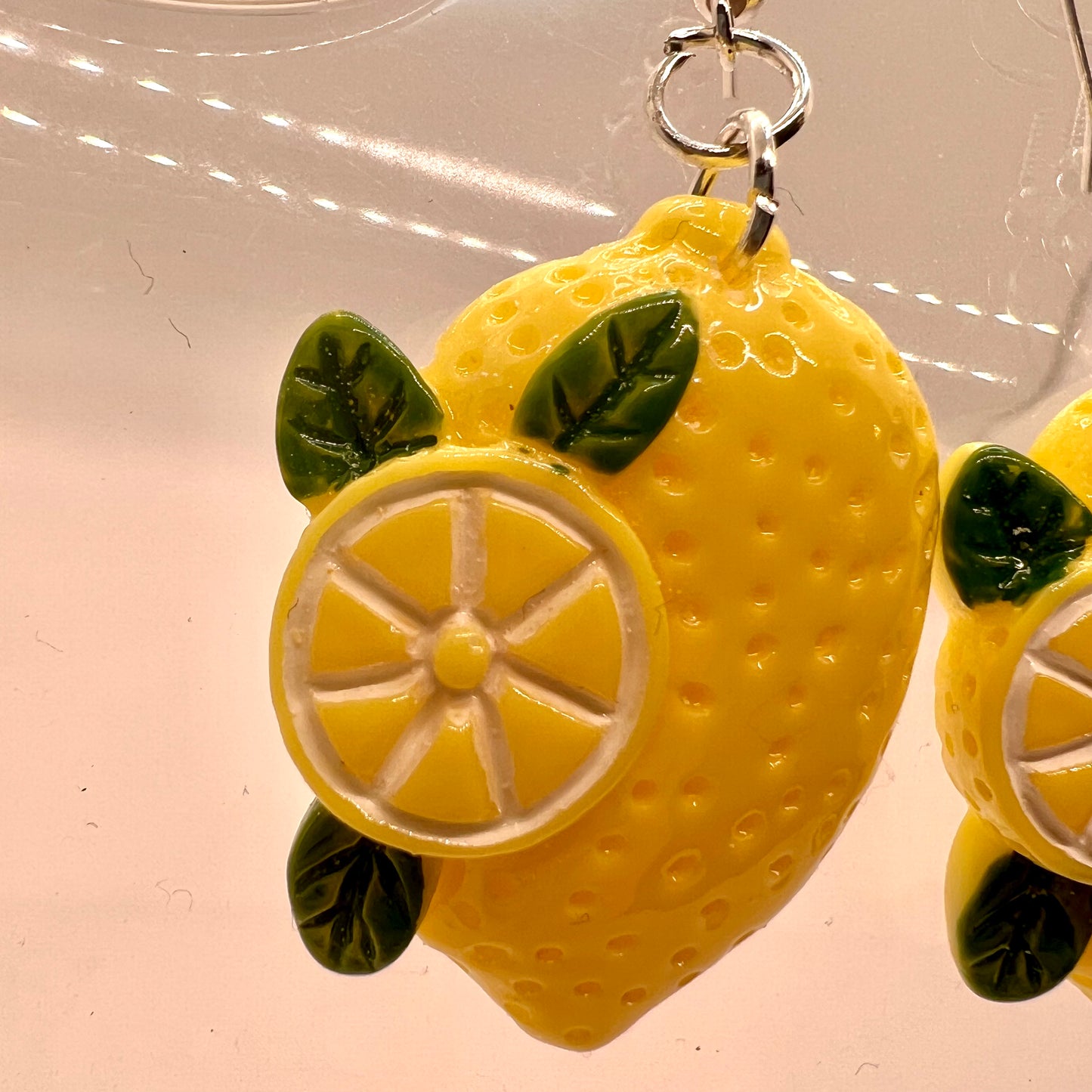 Large Lemon Earrings