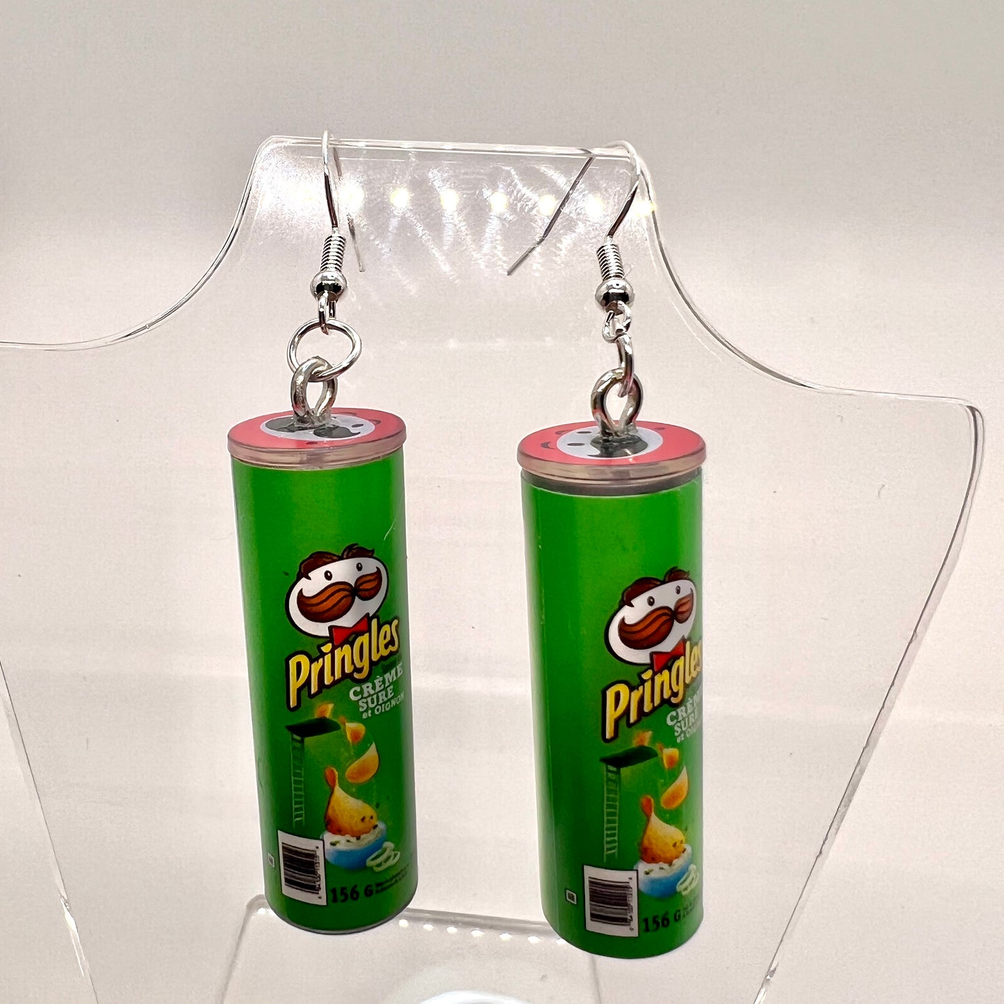 Pringles Can Earrings