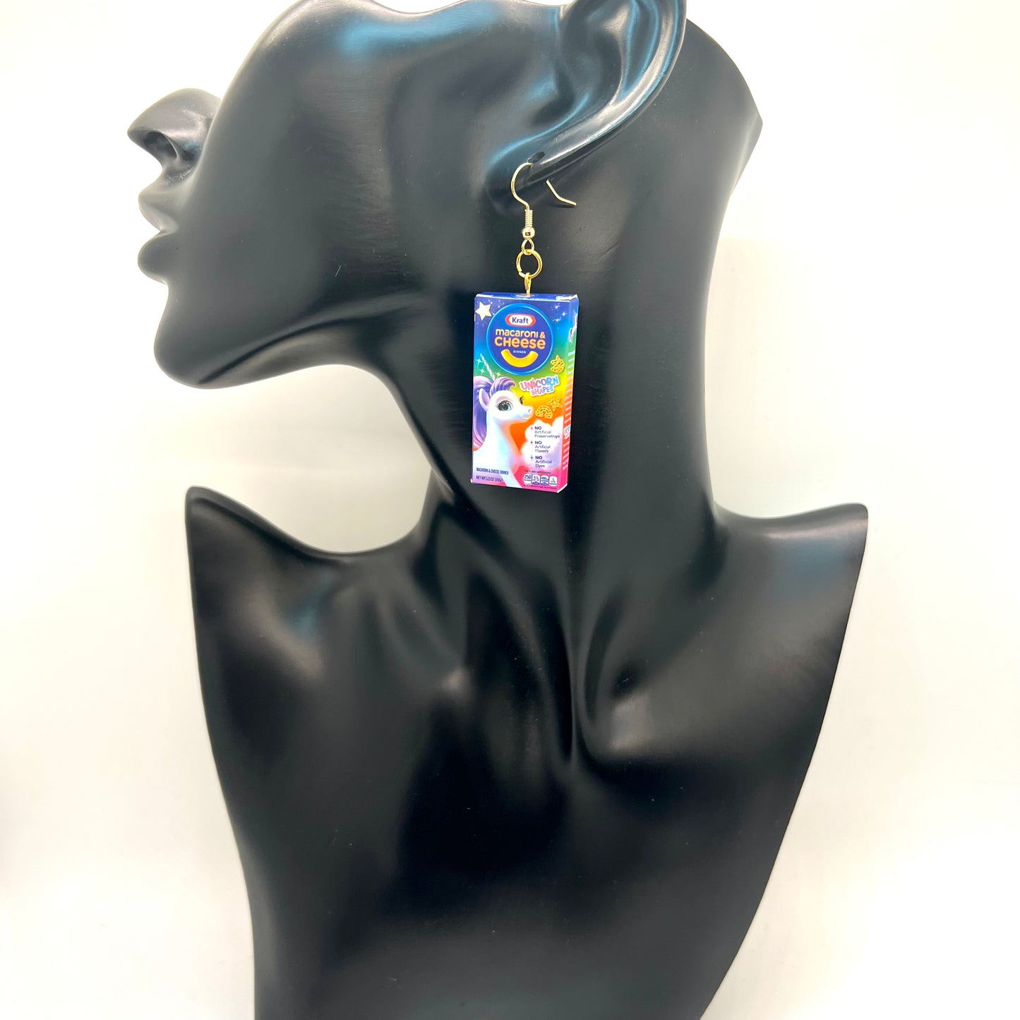 Unicorn Mac & Cheese Earrings