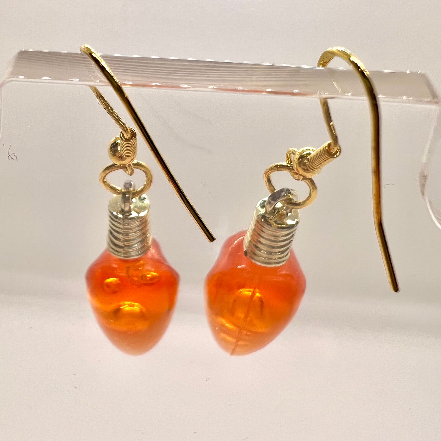Christmas Light Bulb Earrings