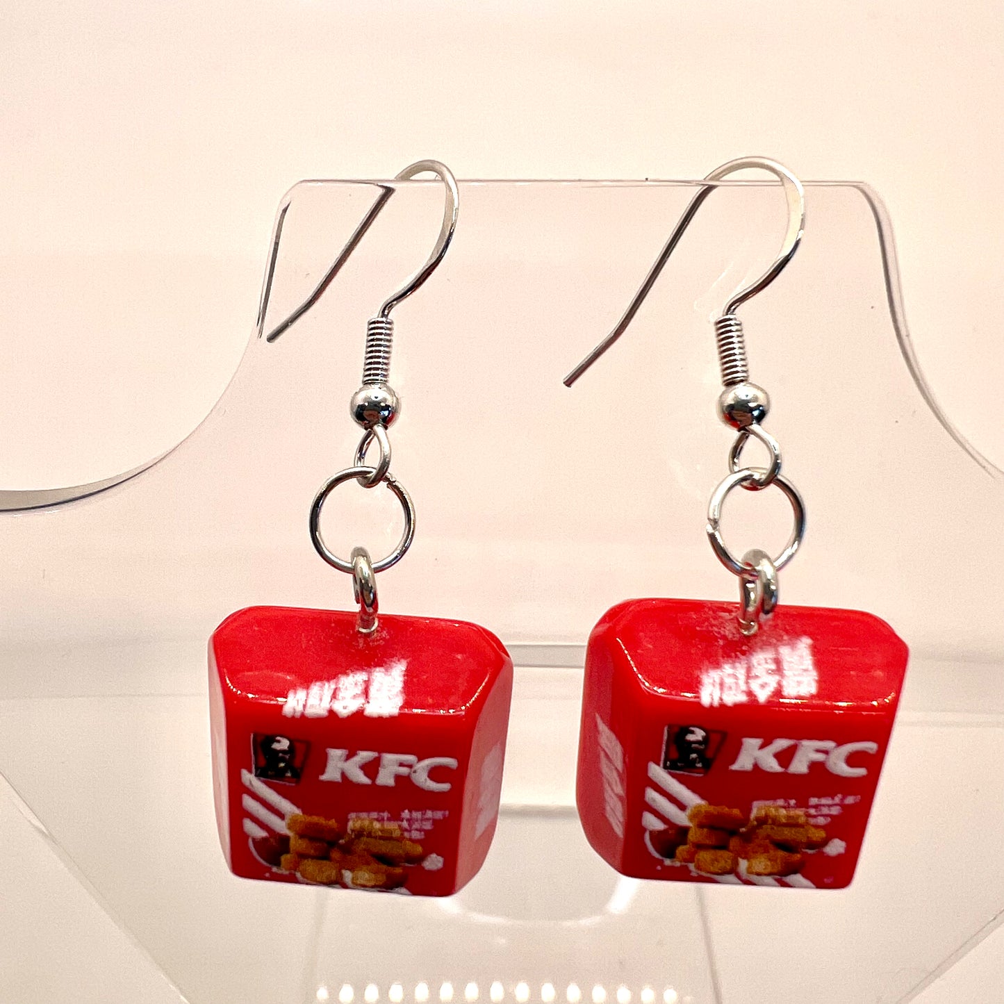 KFC Chicken Nugget Box Earrings