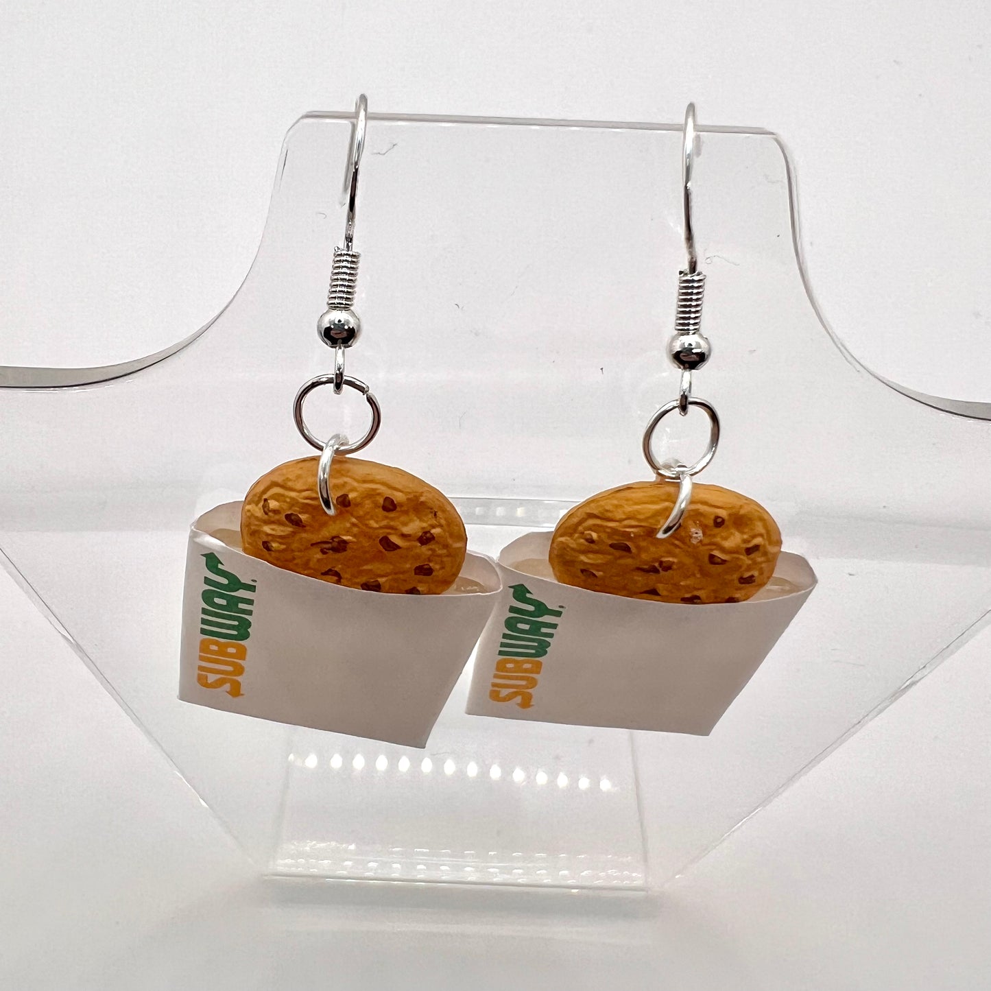 Subway Cookie Bag Earrings