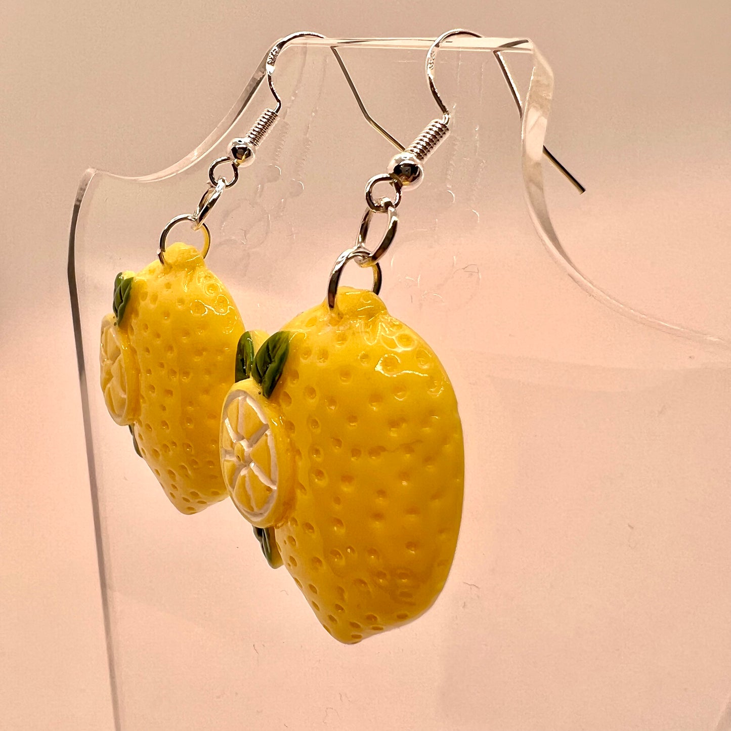 Large Lemon Earrings