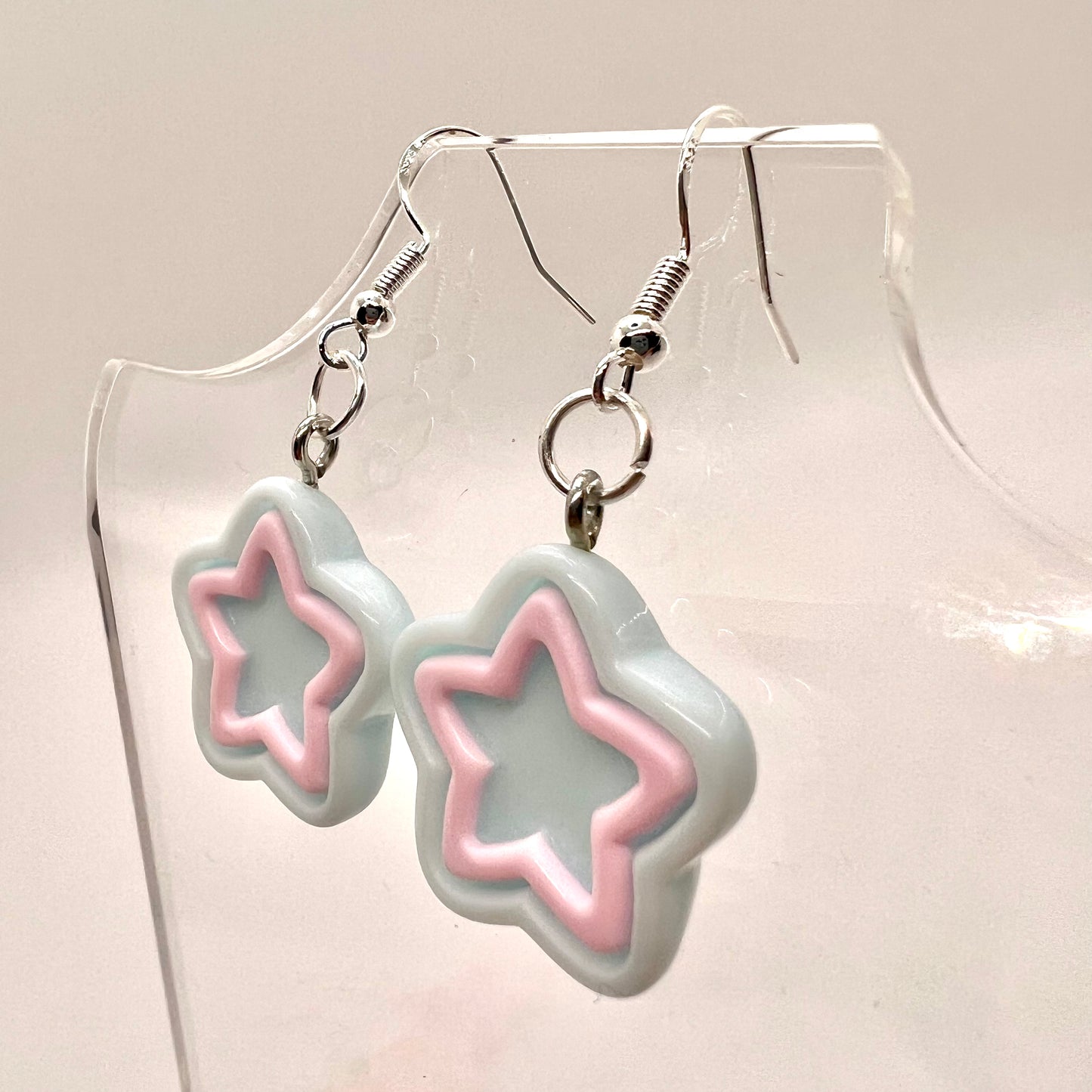 Pastel Star Earrings