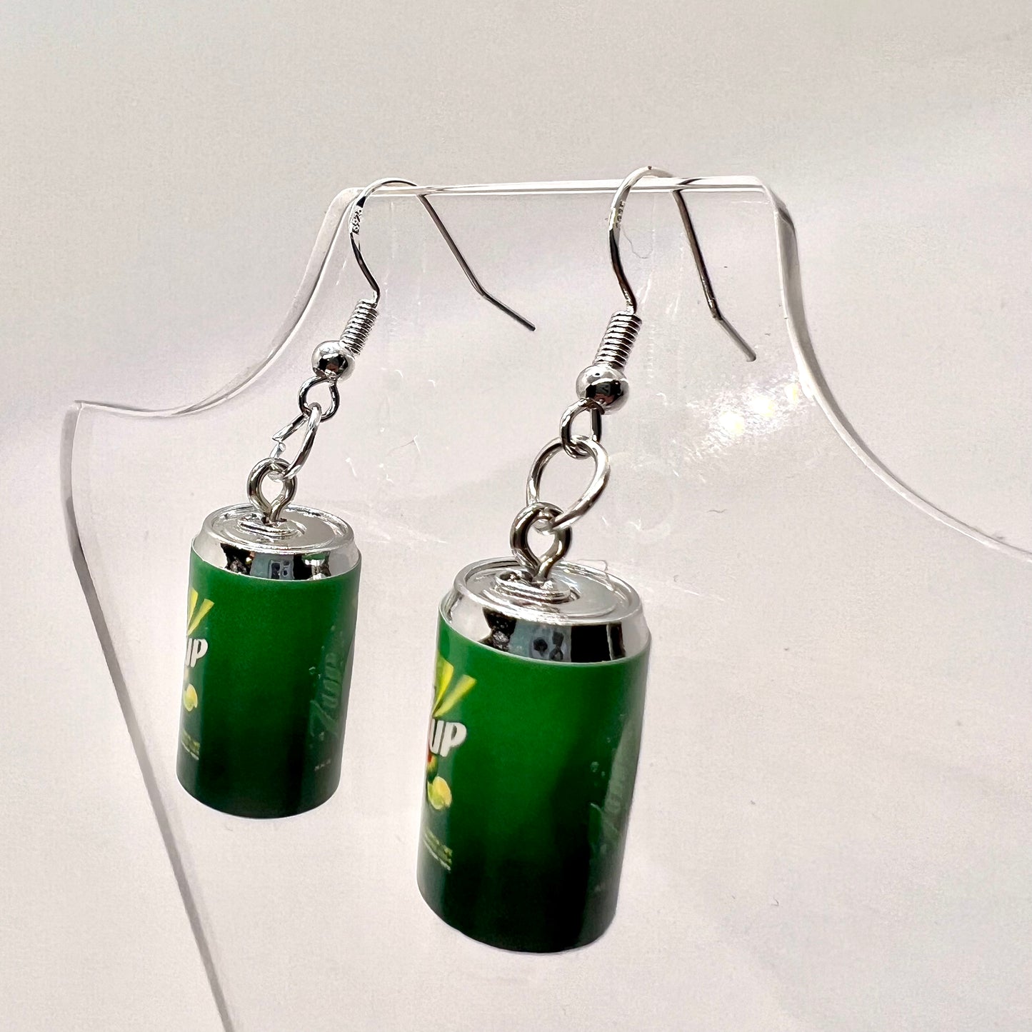 7Up Can Earrings