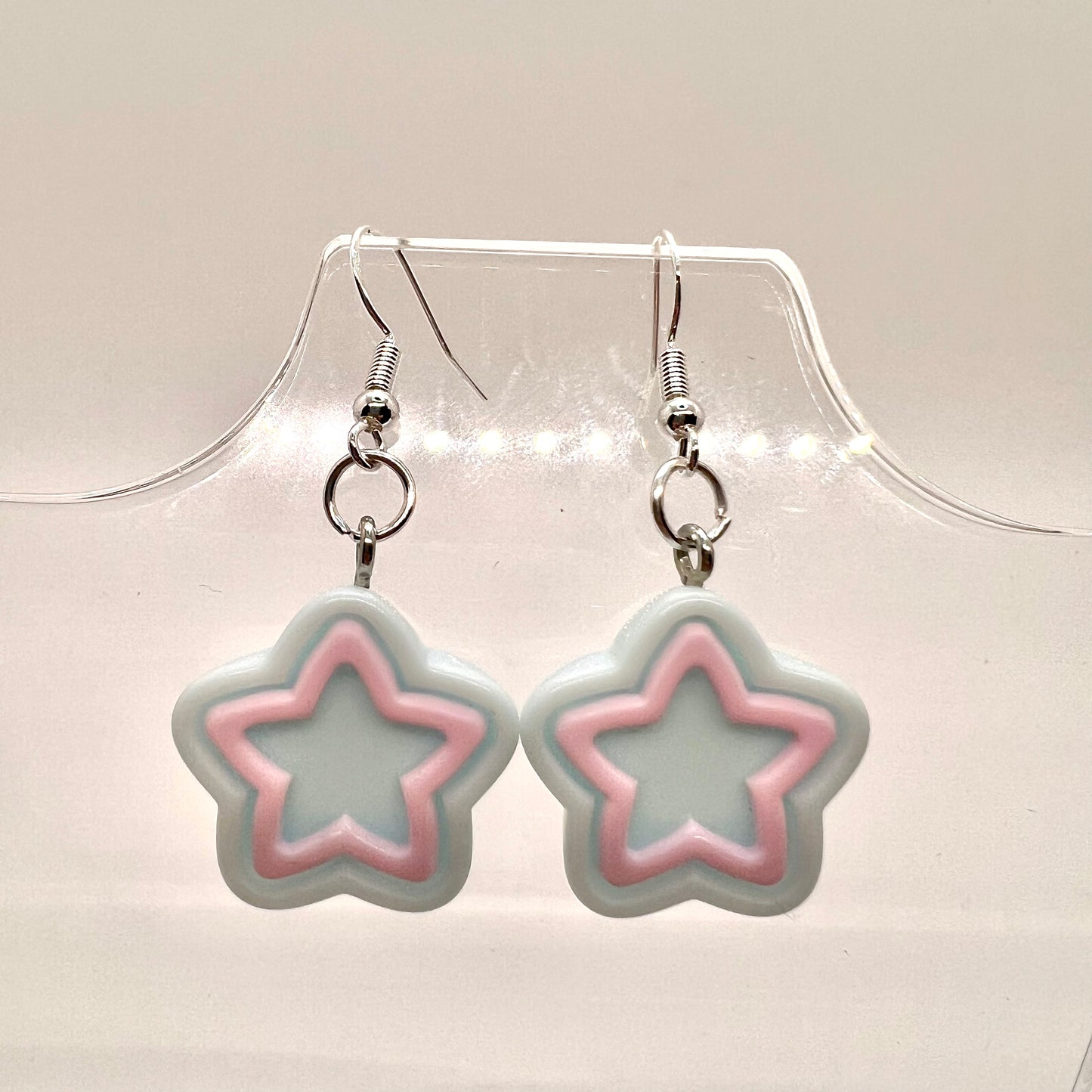 Pastel Star Earrings