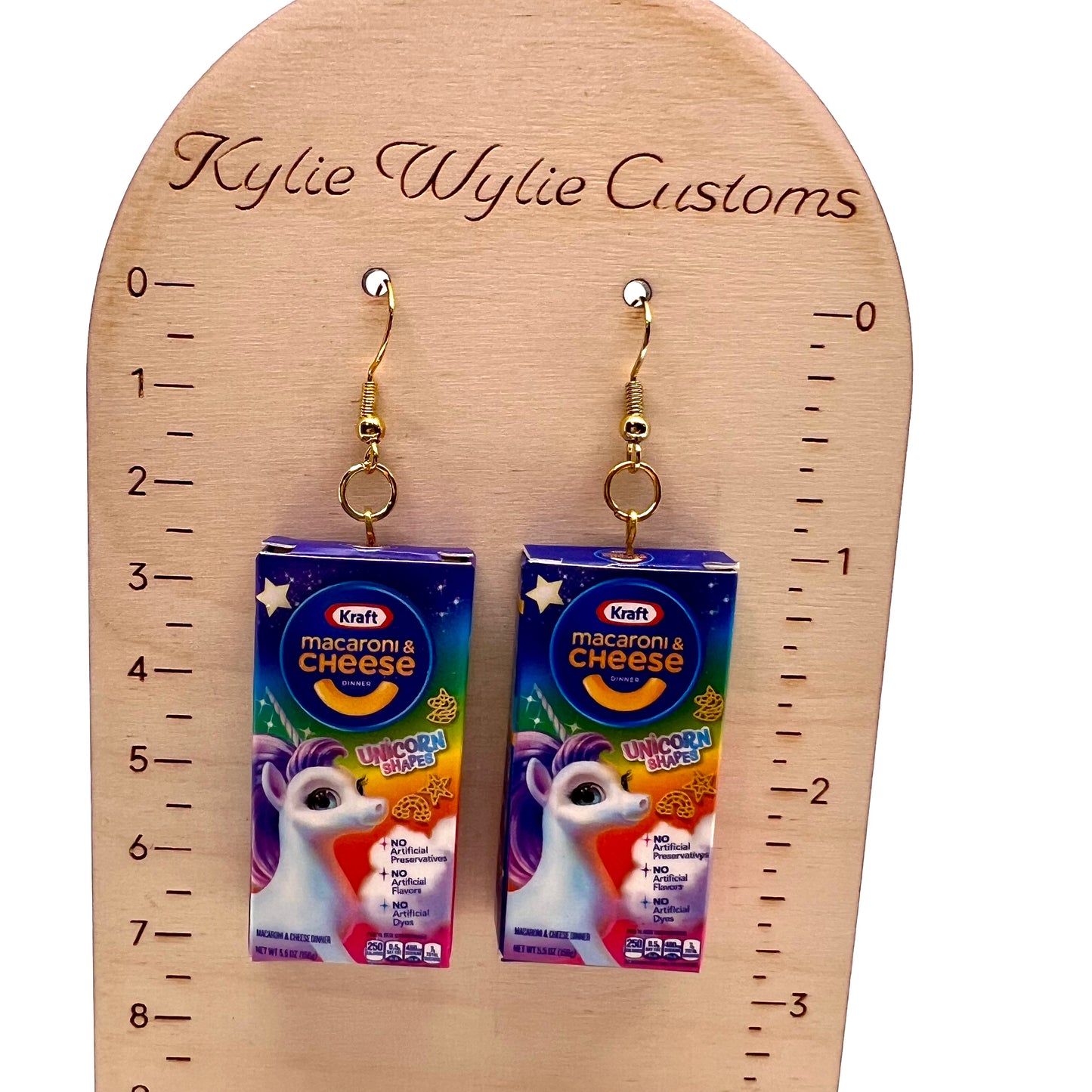 Unicorn Mac & Cheese Earrings