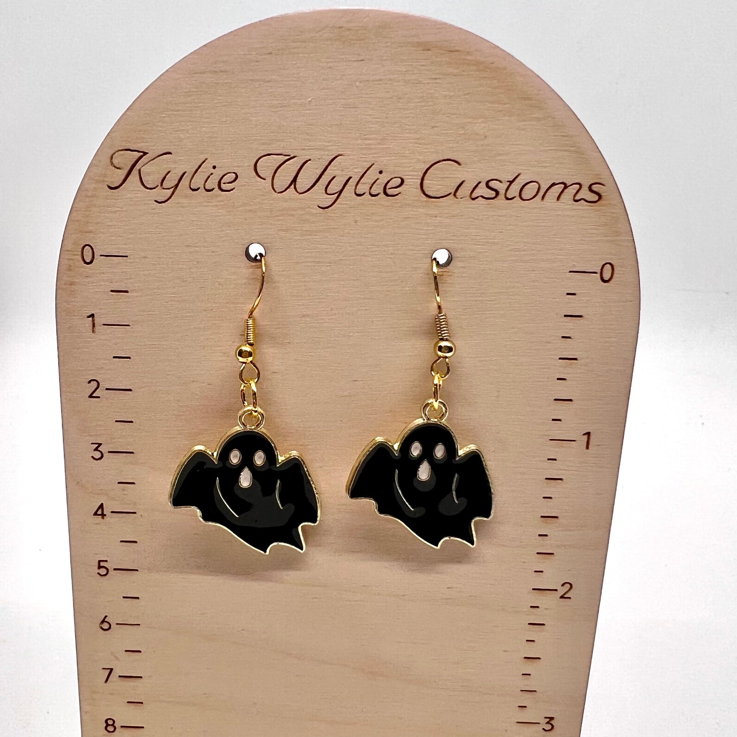 Black Bat Earrings