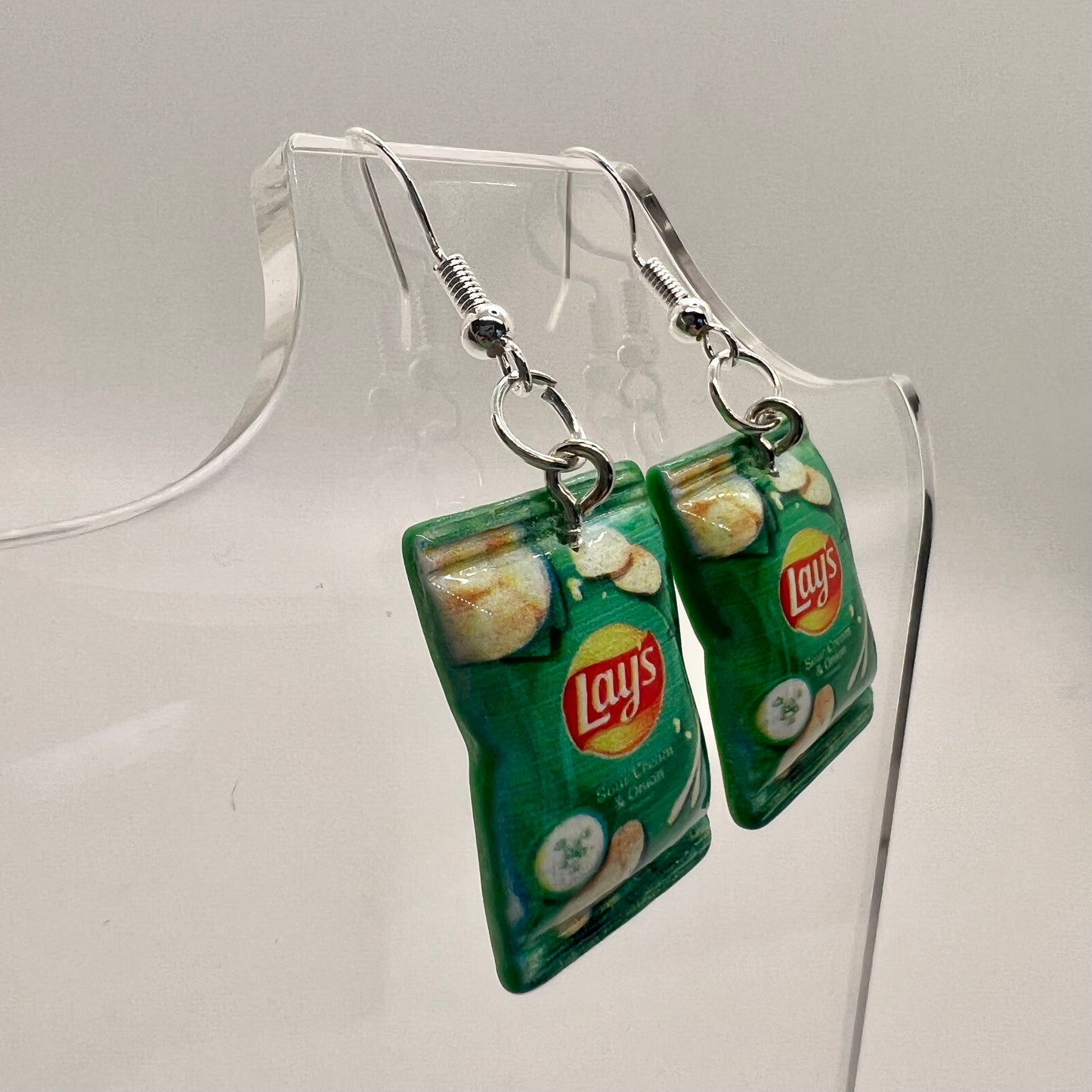 Lays Chip Bag Earrings