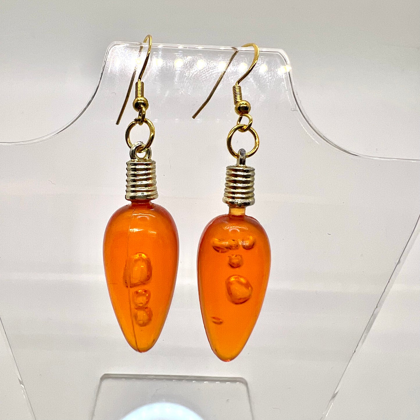 Christmas Light Bulb Earrings