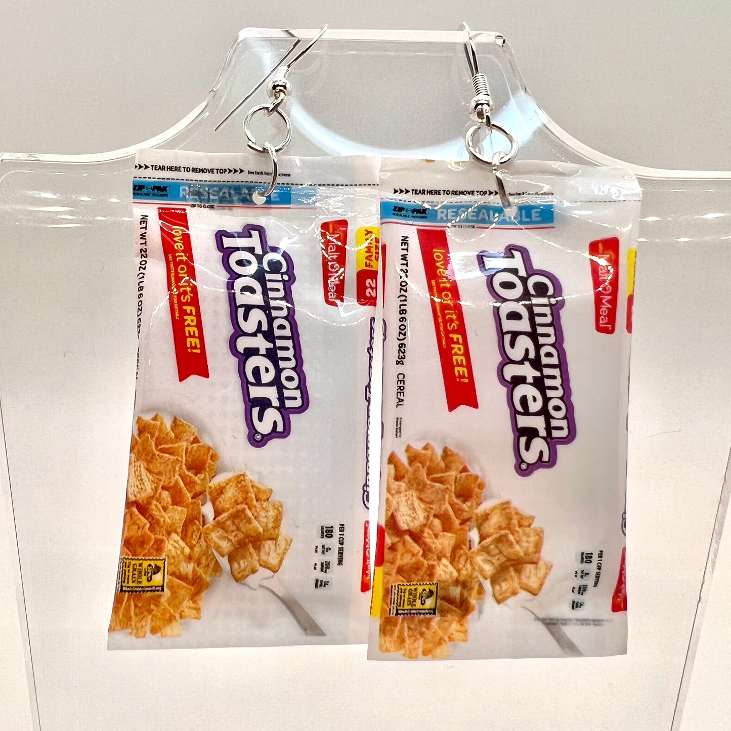 Cinnamon Toaster Cereal Earrings