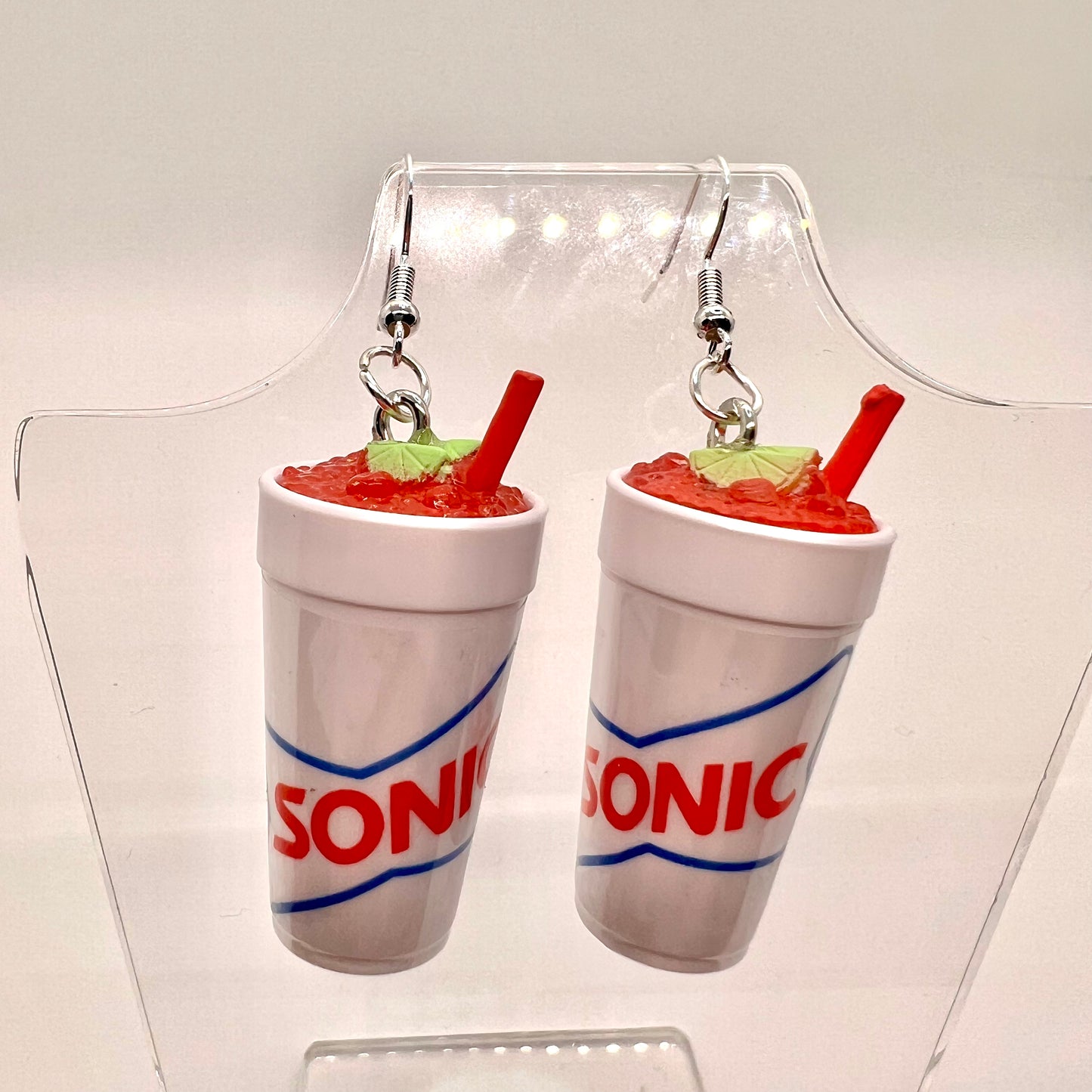 Sonic Slushy Cup Earrings