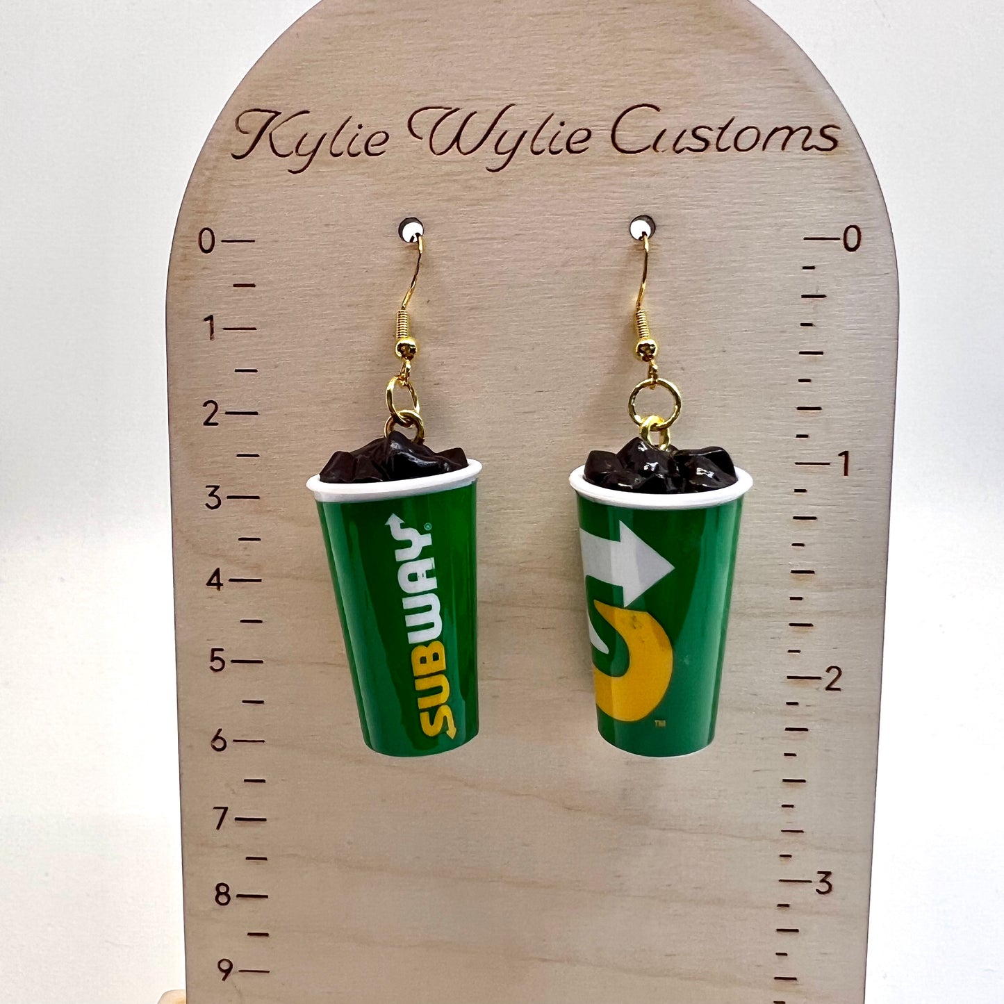 Subway Drink Earrings