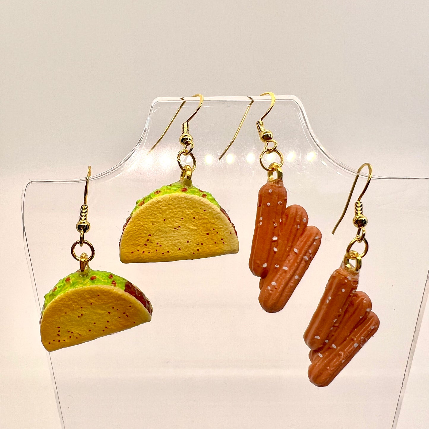 Taco & Churro Earrings