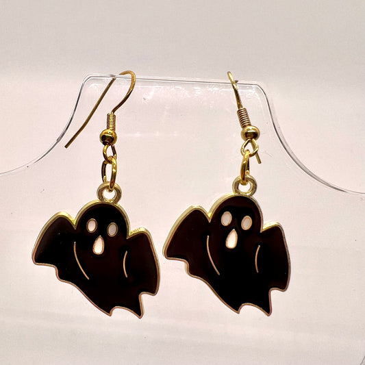 Black Bat Earrings