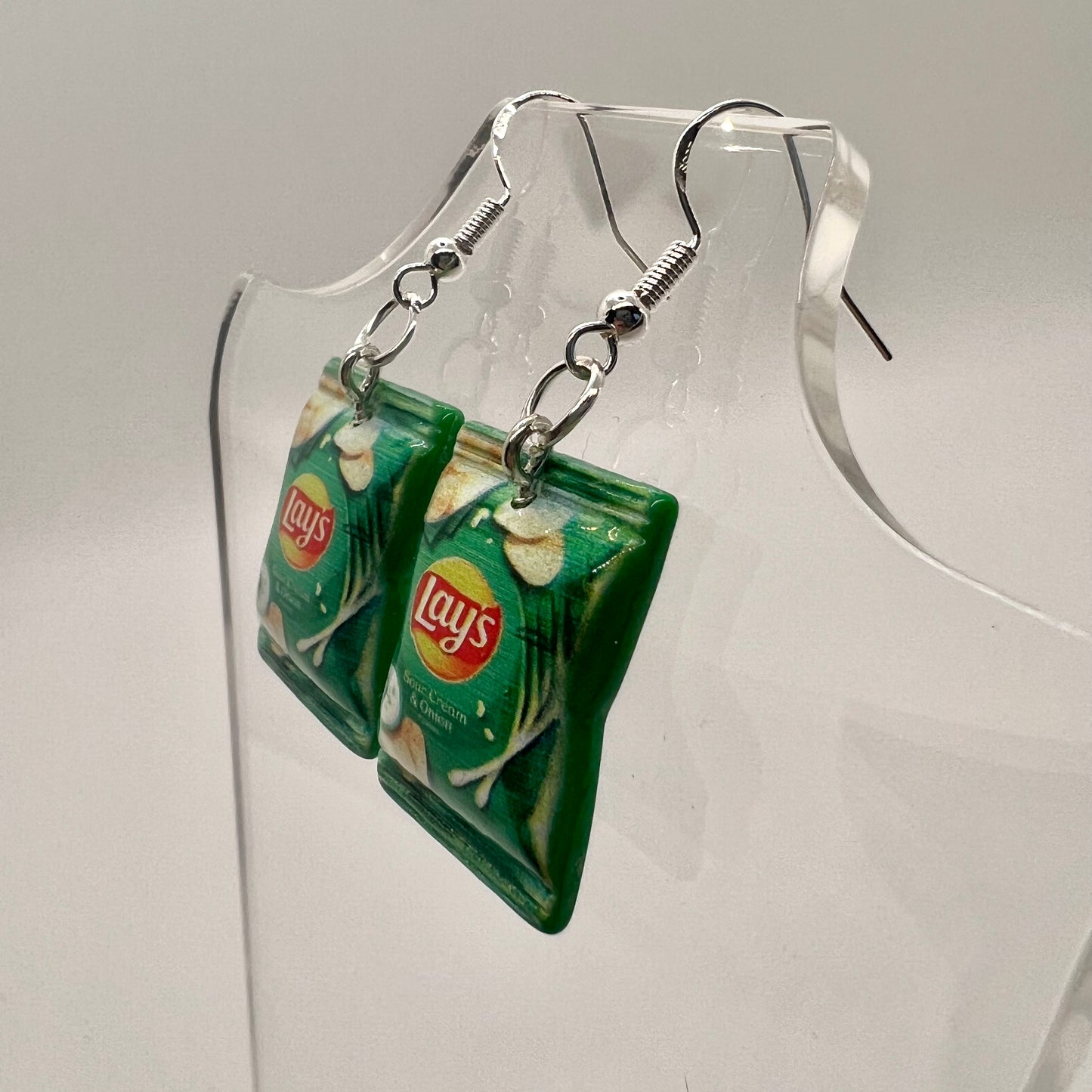 Lays Chip Bag Earrings