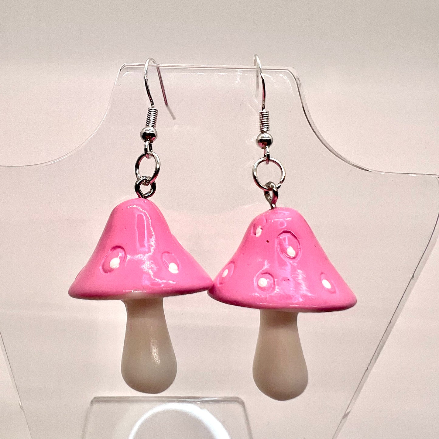 Large Mushroom Earrings