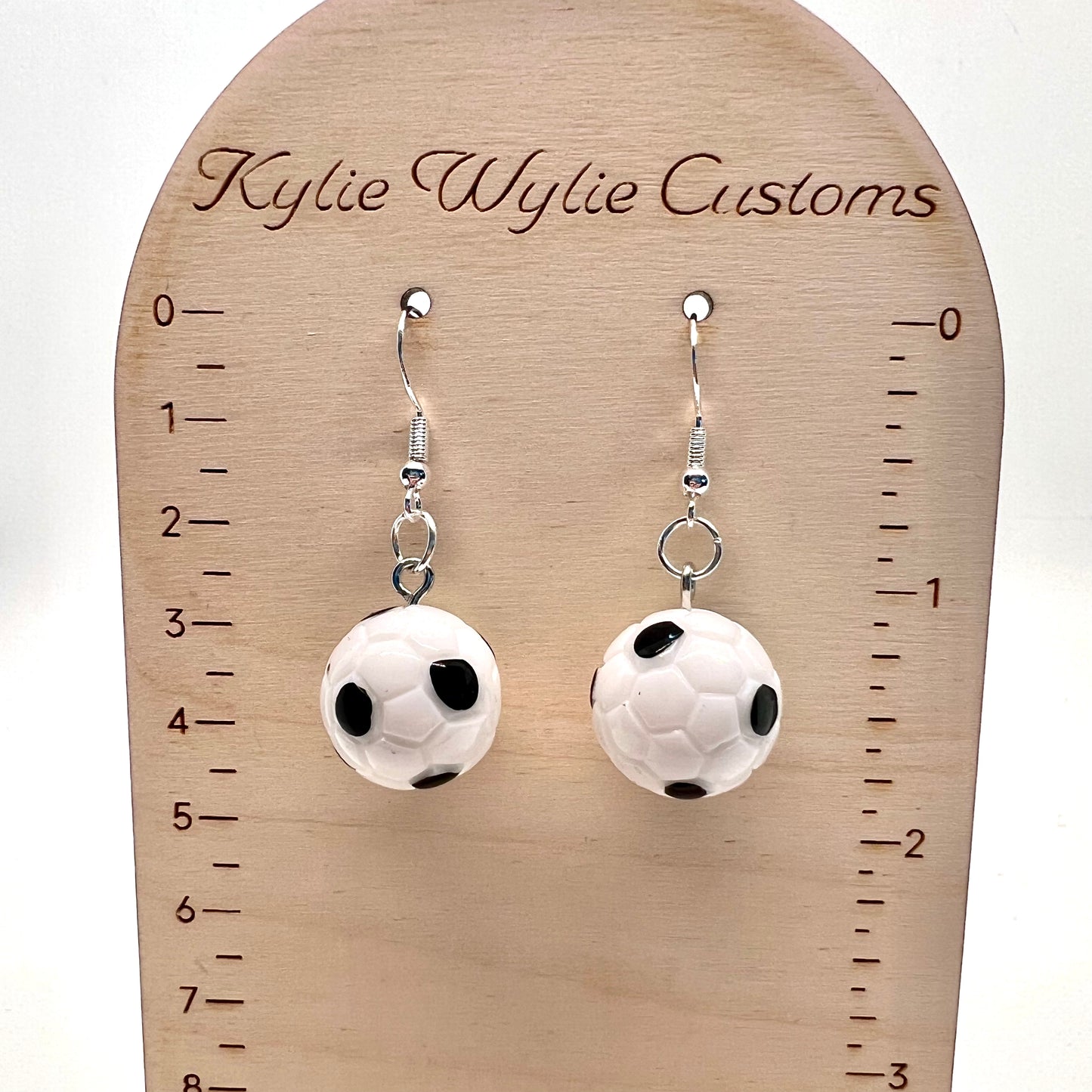 Soccer Ball Earrings