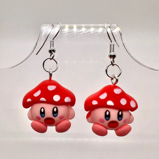 Kirby Mushroom Earrings