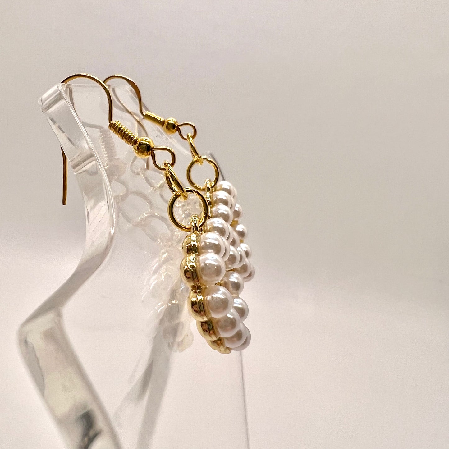 Beaded Heart Earrings