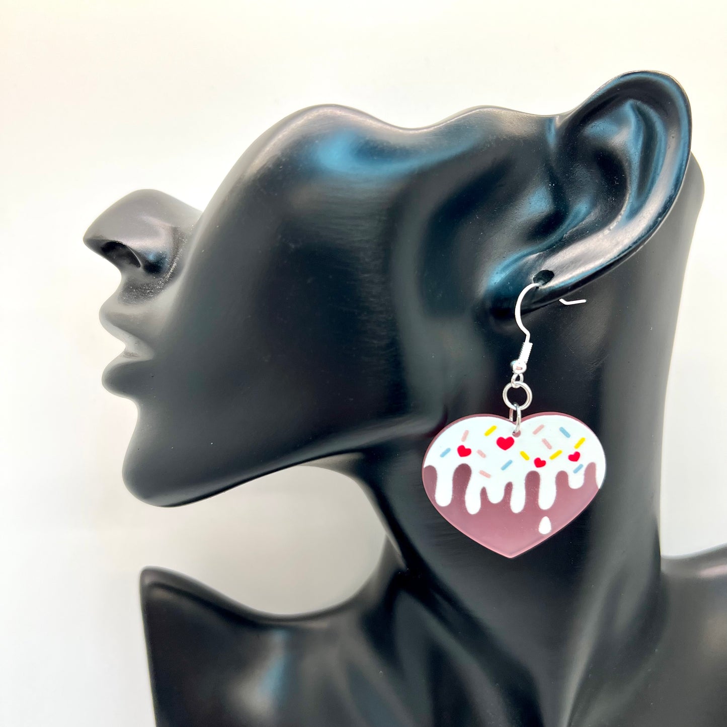 Enid Cupcake Heart Earrings