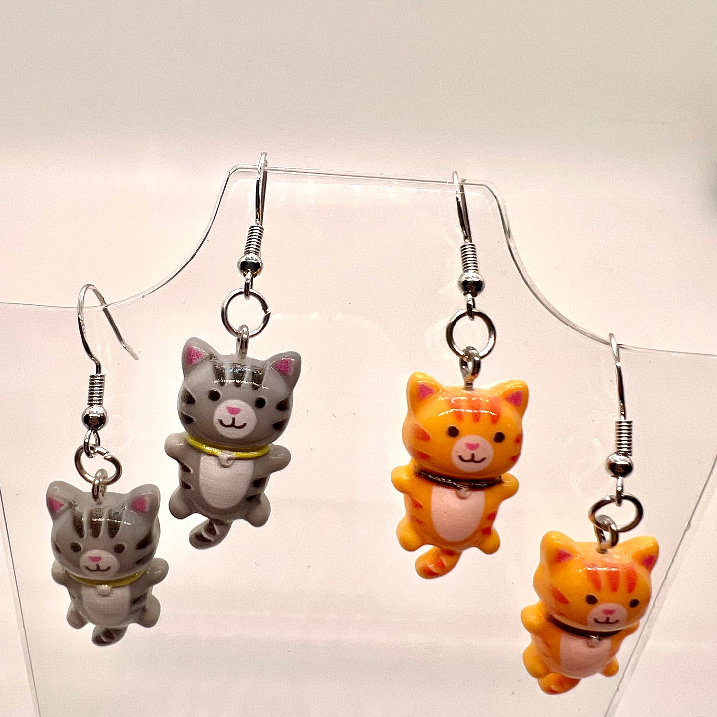Tabby Cat Earrings