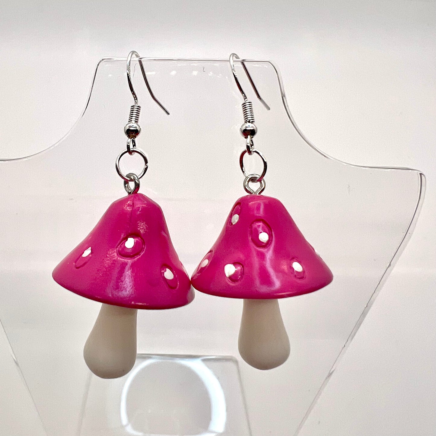 Large Mushroom Earrings