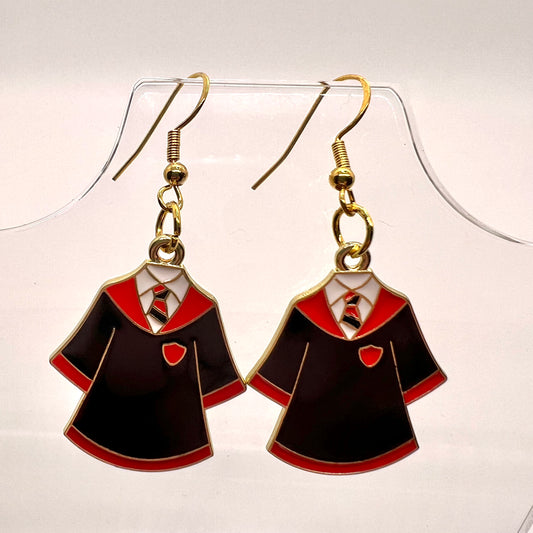 Gryffindor Wizard Robe Earrings