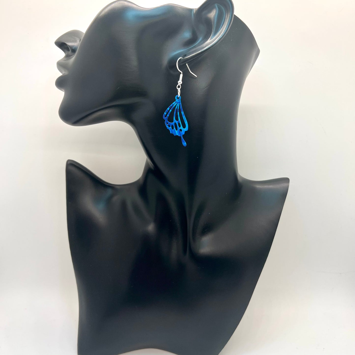 Rainbow Butterfly Wing Earrings