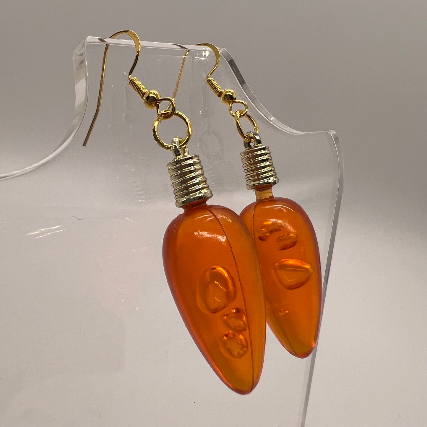 Christmas Light Bulb Earrings