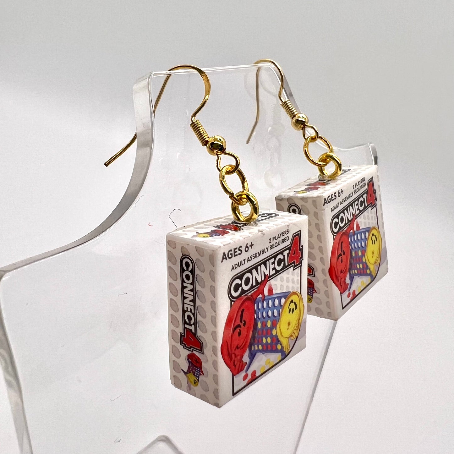 Connect Four Earrings