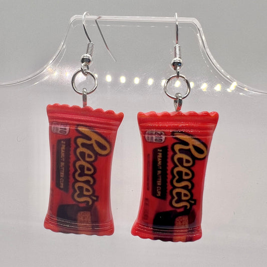 Reeses Candy Earrings