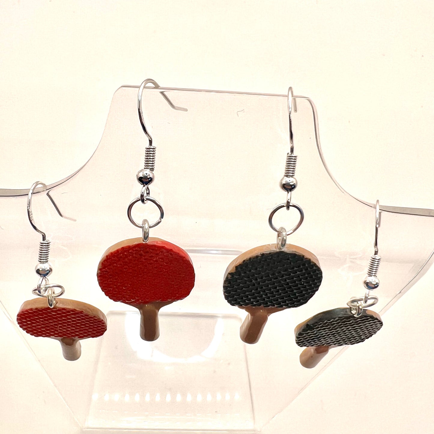 Ping Pong Paddle Earrings